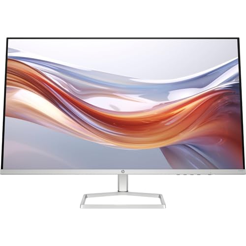 HP 532sf Monitor, Schermo da 31,5' FHD IPS Antiriflesso, Tecnologia Eye Ease, Tempo Risposta 5 ms GtG Overdrive, Risoluzione 1920 x 1080, Software Display Center, HDMI, Nero