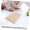 VINTORKY 200pcs 15x0.5cm Unfinished Wood Dowel Rods for Crafting and DIY Projects, Natural Hardwood Sticks for Wax Craft, Models, and Cake Support in Arts and Crafts Supplies #2