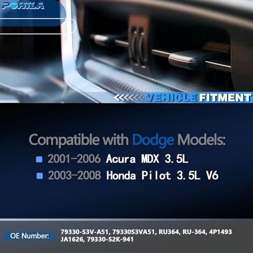 Image of Rear Blower Motor Fan Control Module Resistor 79330-S3V-A51 Compatible with 2001-2006 Acura MDX,2003-2008 Honda Pilot Replaces 79330S3VA51 973-548 RU364 JA1626 79330S2K941