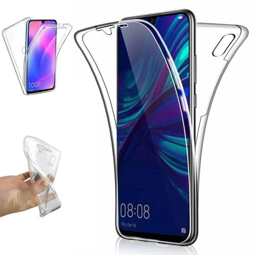 REY Cover in Gel TPU per Huawei Y6 PRO 2019, Silicone Case, 360° Full Body Protezione, Protettiva Sottile Back Cover
