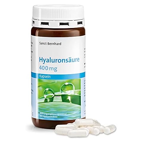 Sanct Bernhard Hyaluronsäure Kapseln mit 80 mg Vitamin C und 400 mg reine Hyaluronsäure Cover