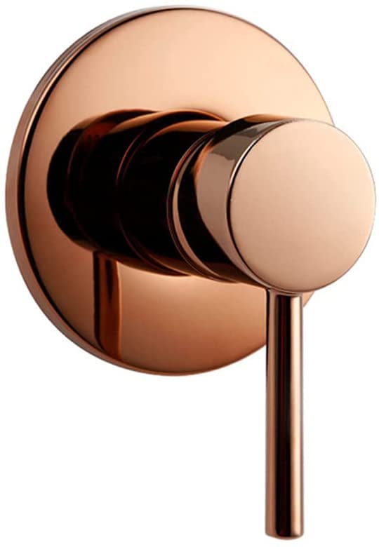 Robinetterie de douche en or rose massif pour salle de bain luxe