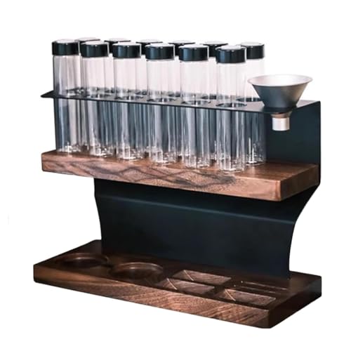 Almacenador para 12 tubos de café con soporte doble