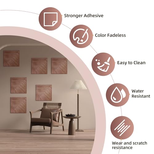 Paneles de pared 3D autoadhesivos para renovar el baño sin obras 5