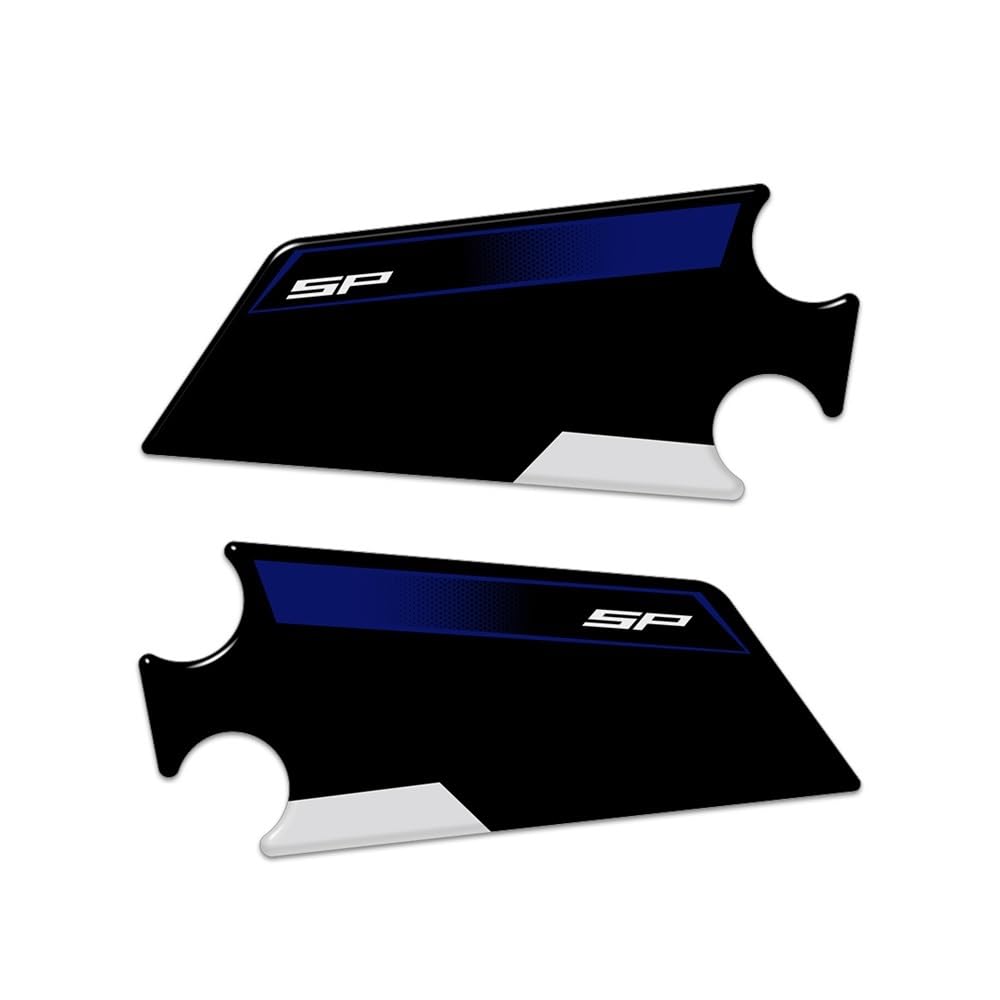 Accessoires réservoir MT-09 2025 : autocollants protection talon moto SP