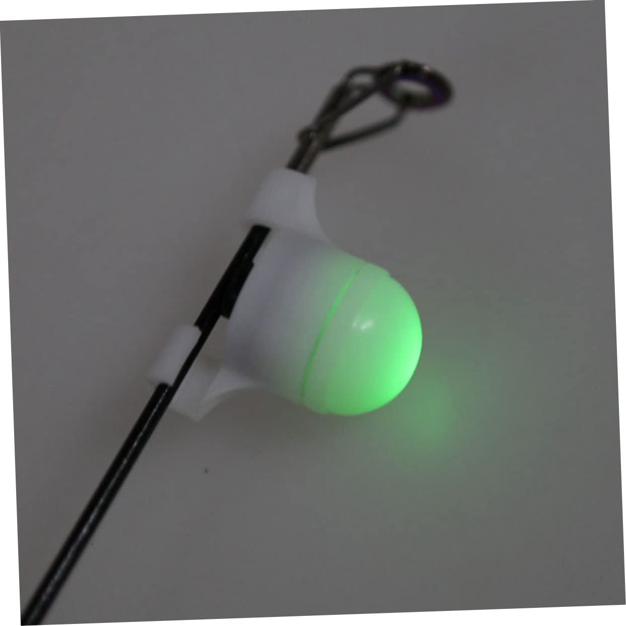 HEMOTON 12pezzi Led Fishing Alarm Lights Electronic Alarm for Outdoor Night Fishing Lightweight and Design Fish Bite