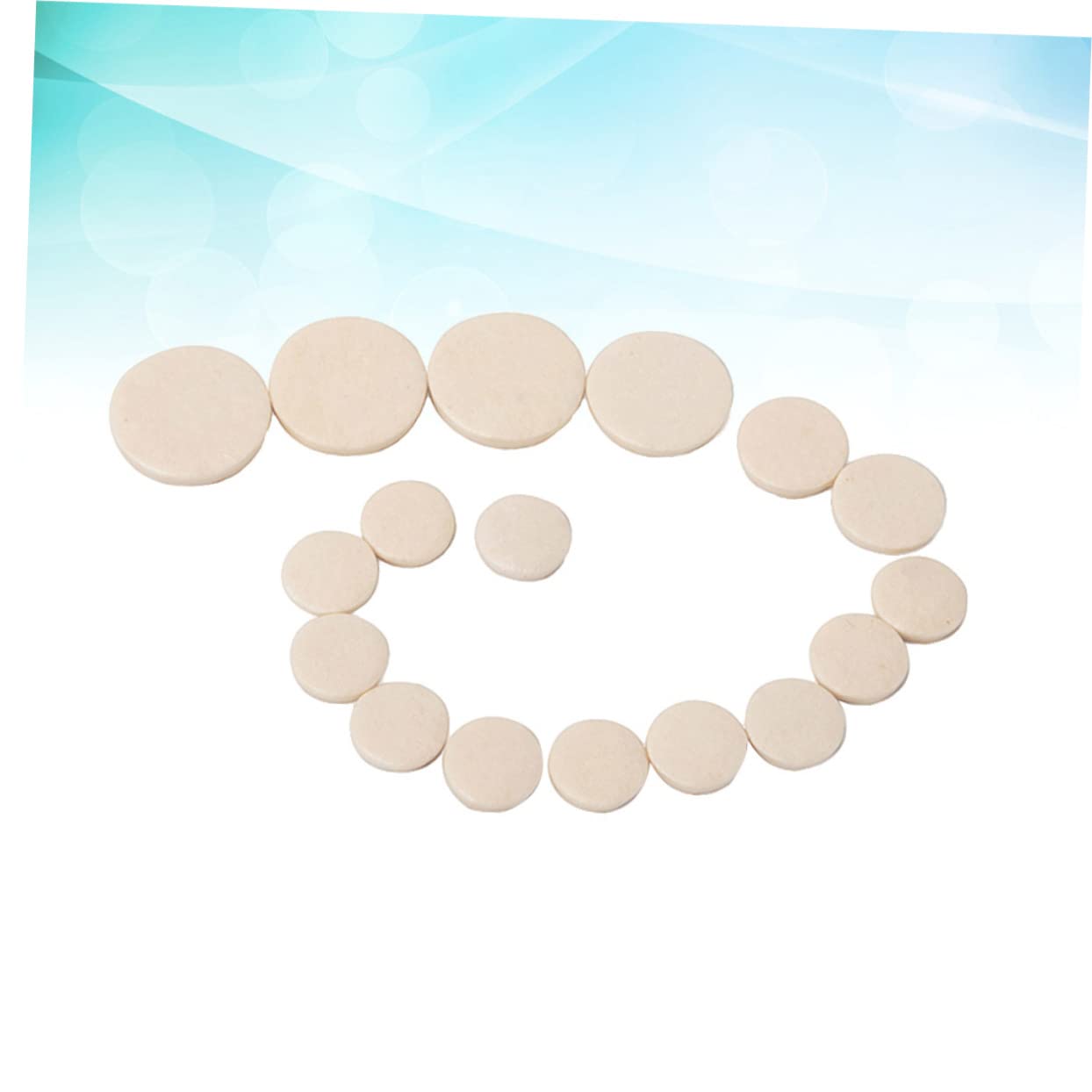 SUPVOX 17 Pcs Clarinet Key Pads Cushion Mat Faux Leather Woodwind Replacement Mat for Soprano Clarinet Durable Vibration Design Tight Seals for Music Enthusiasts