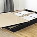 South Shore Step One Platform Bed with Storage, Full 54-Inch, Pure Black