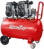 Compressor ar sem óleo silencioso CA4409, 100l 6HP/4400W, 8bar, 700L/min