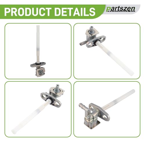 16950-HN7-003 16963-HM8-000ZA Fuel Valve Petcock with Lever Oil Tube Clasp Screws Kit for Honda Rancher 350 400 420 Foreman 400 450 500 FourTrax Rubicon 500 Recon 250 TRX250 TE/TM TRX350 400 420 500 by Generic - Image 3