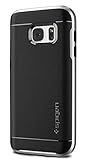 Spigen Coque Galaxy S7, [Neo Hybrid] Premium Bumper [Satin Silver] Bumper Style Premium Coque Slim Fit Dual Layer Protective Etui pour Samsung Galaxy S7 (2016) - (555CS20142)