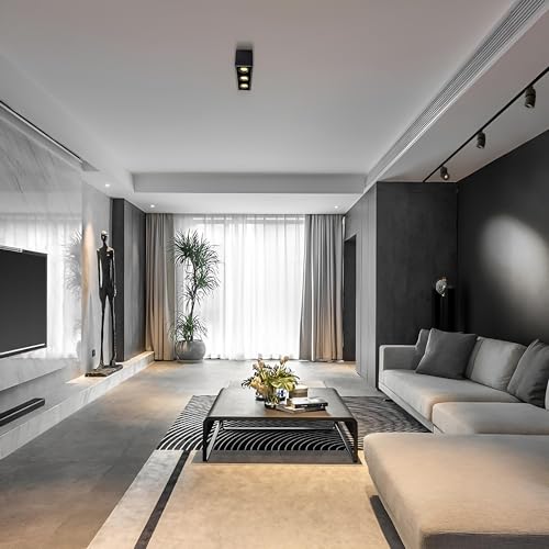 Image of FILLISKA Aluminium 10 Watt Led Surface Linea Lazer Spot Light, Matt Black Finish, Shockproof Alluminium Body & Antiglare Diffuser (Natural White)