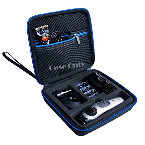 Lavss Étui Rigide De Voyage Pour Tondeuse À Barbe Et Cheveux Braun Bt7040 Bt7240 Bt5065 Bt5265 Bt3021 Bt3022 Bt3041 Bt3040 Mgk3021 Mgk7021 Mgk7020 Bt Mgk , Marron 1 Unité (Lot 1) Cover