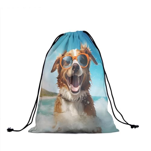 Image of Nerxy Pet Gymnastics Grip Bag Dog Cat Drawstring Grip Bags Puppy Shoe Bag Gym Storage Pouch