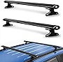 LEDKINGDOMUS Roof Rack Cross Bars Compatible with 2018-2022 Jeep Compass with Side Rails, Aluminum Cross Bar Cargo Carrier Roof Top Luggage Bike Crossbars