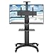 Produktbild Aluminum Alloy TV Mobilwagen, Heben Freie 32-65 Zoll LED LCD Plasma TV Trolley Stand mit AV-Regal Kamerahalter,Schwarz