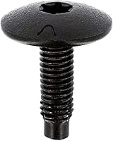 Restagraf Cblx Schrauben mit großem Kopf, Zn, schwarz, M6, 1,00 x 20 mm, für Karosserie, kompatibel mit Fahrzeugen, Typ: Citroën Peugeot (4 Stück), Schwarz