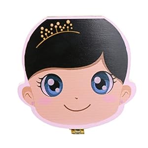 Hemore Baby tanden aandenkasten Franse houten tanden Fairy Box opslaghouder organizer