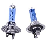 iFCOW 2x White 12V H7 100W 8500 Super Bright Halogen Car Headlight Bulbs