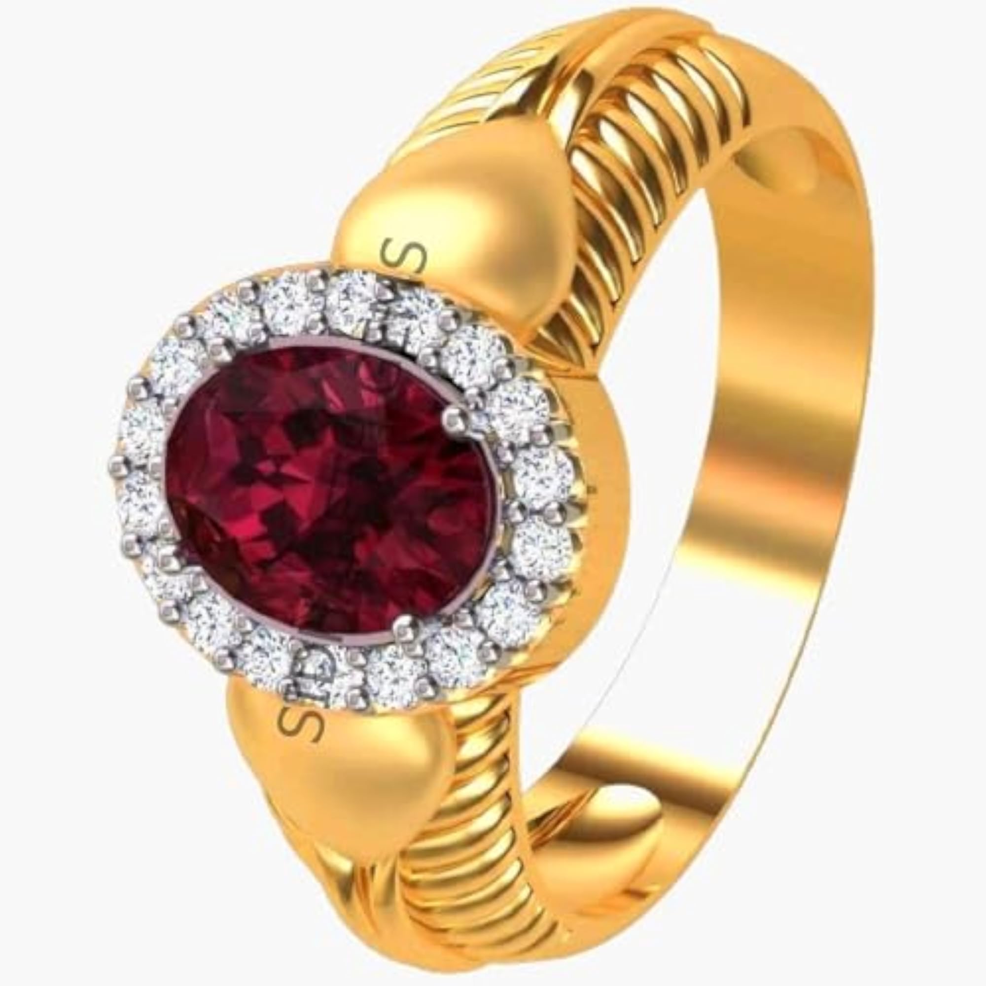 15.25 Ratti Natural Ruby Manik Loose Gemstone Ring