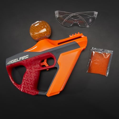 Image of Nerf Pro Gelfire Uproar Full Auto Blaster, 150 FPS, 10,000 Gelfire Rounds, 400 Round Hopper, Eyewear, Ages 14+