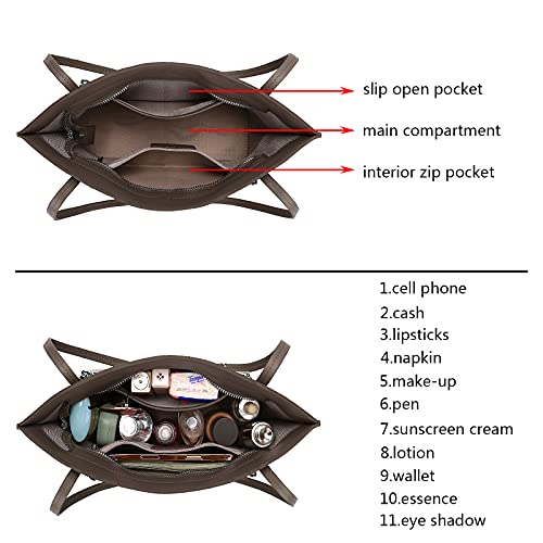 YALUXE Crossbody-Bag-for-Women Genuine Leather Fashion Handbags Chain Purse4