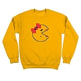 Donkey Tees 8-Bit Video Game Woman Group Halloween Costume Mens Sweatshirt Medium Gold