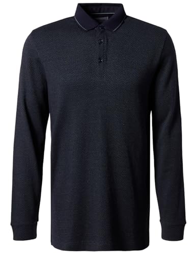 Pierre Cardin Herren Polo-Shirt Langarm Polo Longsleeve | Männer Polo-Hemd | 3 Knopf | Modern Fit | Dark Forest 5222 | M