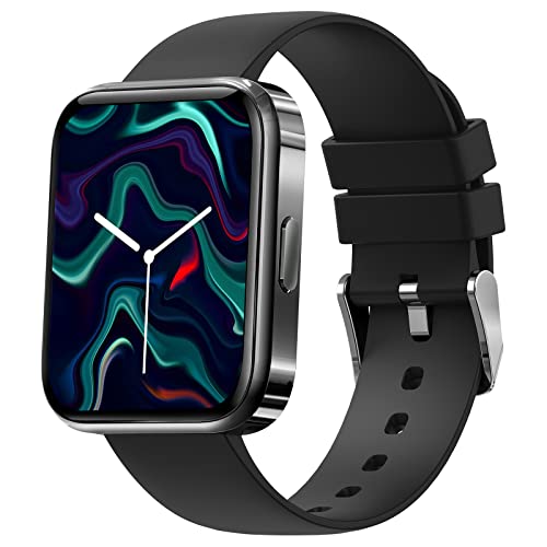 Smart Watch for Android Phones and iOS Phones ,1.69" HD Screen Fitness Tracker IP67 Waterproof Smart Watch with Heart Rate Monitor,Activity Tracker Bluetooth Call Digital Smartwatch for Mens Black