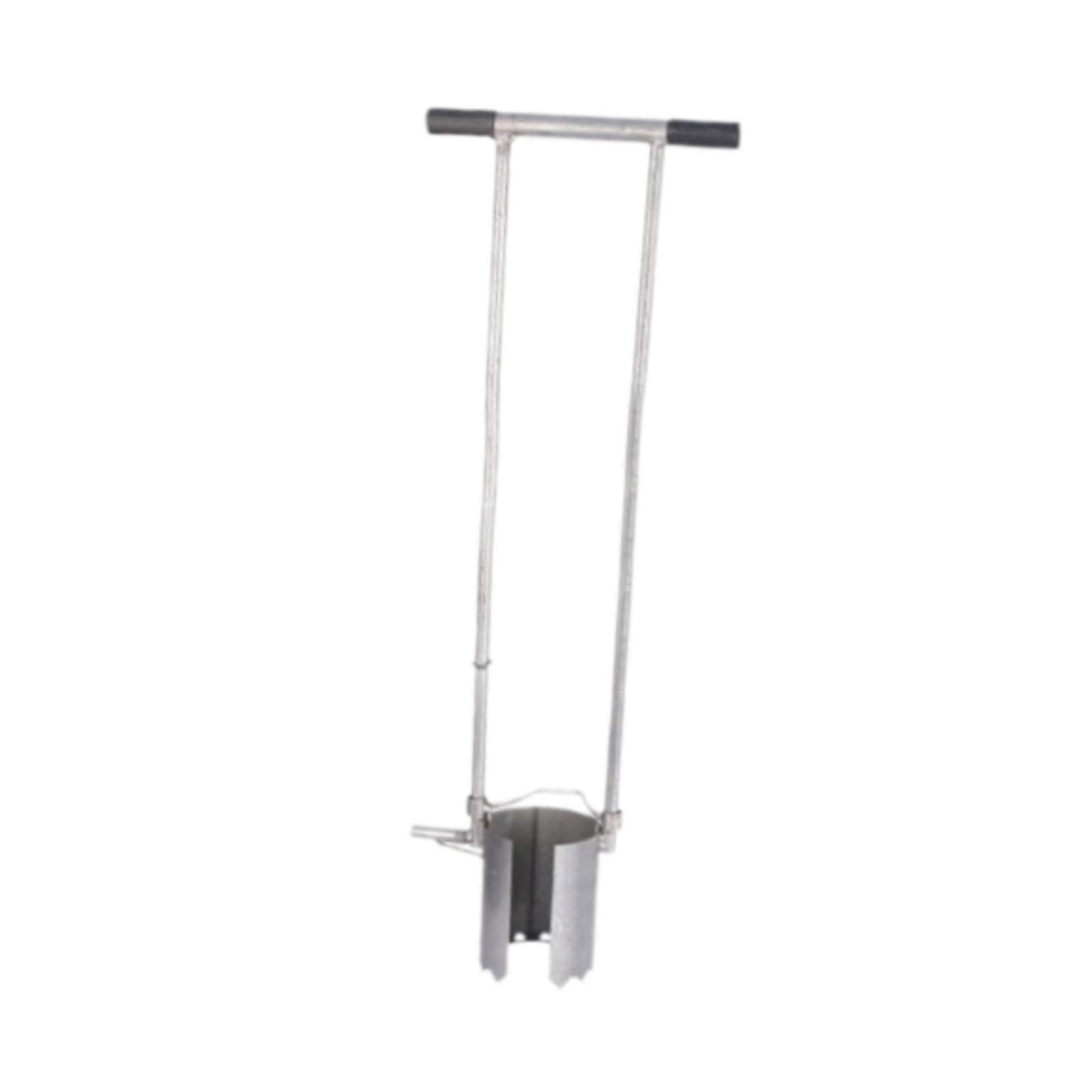 MYCENSE Bulb Planter Long Handle Sturdy Multipurpose Garden Tool Manual Seedling Transplanter for Digging Holes to Plant, Planting, Hole Diameter 120mm