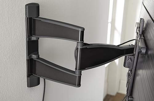 Support TV pivotant Sanus Vmf720 plein mouvement robuste avec gestion des câbles - 4
