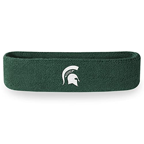 Suddora Michigan State University Terry Cloth Headbands - College Basketball, Sports Event and Game Day Suddora Michigan State University Terry Cloth Headbands - College Basketball, Sports Event and Game Day