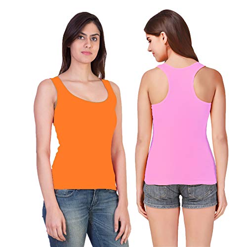 Image of Camisole Tank Top Vest Racerback Sando Camis for Women, Girls (Pack of 2)