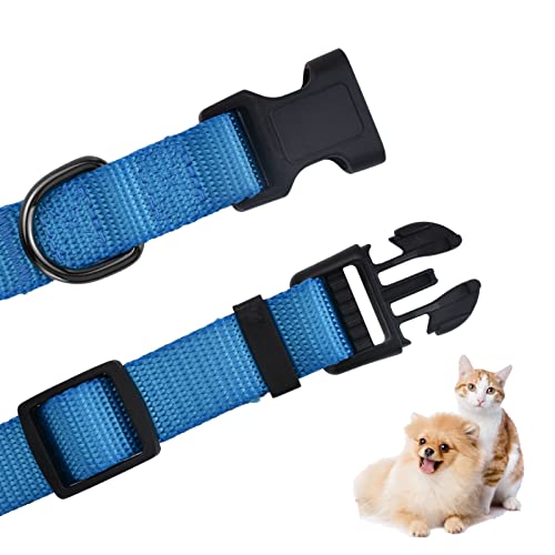 AUDWUD Thick Nylon Collar,Classic Adjustable Dog Collar in Multiple Colors,Suitable for Small,Medium and Large Dogs,4 Sizes - Image 4