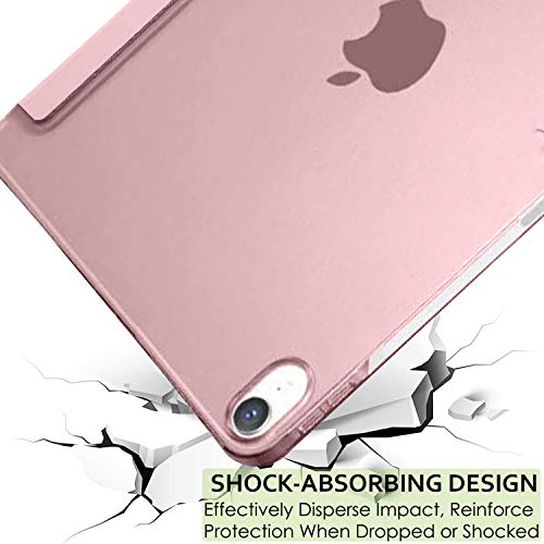 Image of DuraSafe Cases For iPad Pro 12.9 3 Generation Hard Back Case A1876 MTEL2HN /A MTEM2HN /A A2014 MTFN2HN /A MTFL2HN /A MTFP2HN /A MTFQ2HN /A A1983 MTHN2HN /A MTHU2HN /A MTJA2HN /A MTJ02HN /A MTJH2HN /A - Rose Gold