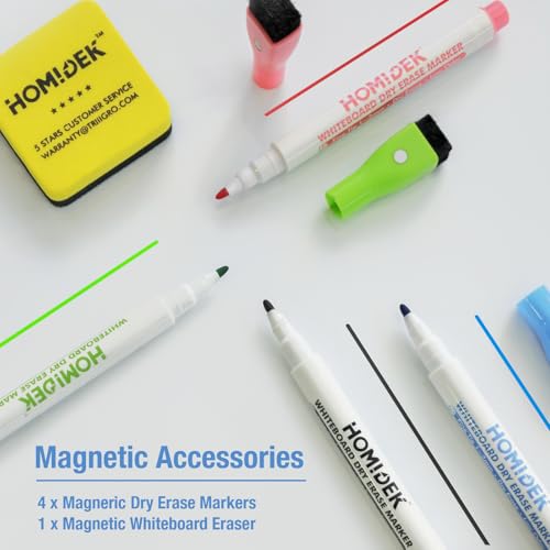 Homidek PETBB-HDCX-3COLORS-8.5X11 Magnetic Dry Erase Board thumb #5