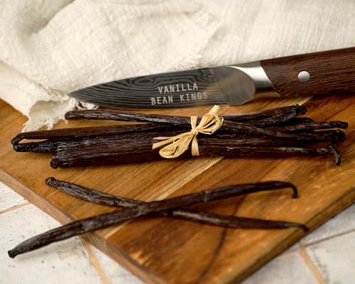 50 Organic Madagascar Vanilla Beans. Whole Grade A Vanilla Pods for Vanilla Extract and Baking