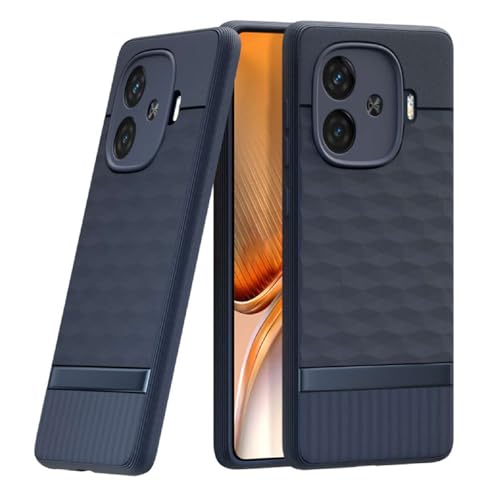 Image of Shockproof Case for iQOO Neo 10R 5G | Full Camera Protection | TPU Flexible Back Cover for iQOO Neo 10R 5G (Steel Blue)