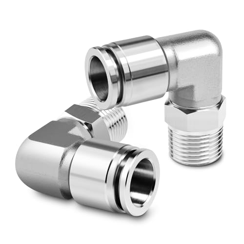 Tailonz Pneumatic PL4-01 Edelstahl Einsteckstopfen 2 Stück