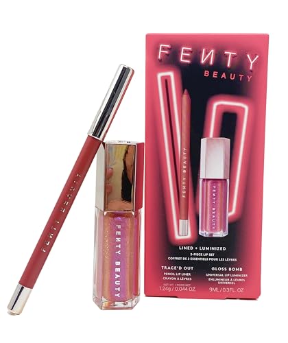 FENTY BEAUTY Lined + Luminized 2 piece Lip Set - Lip Liner (Riri)...