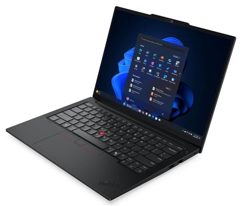 Image of Lenovo ThinkPad E14 Gen 7 (14 inch), Intel Core Ultra 7 258V, 32 GB LPDDR5X, 1 TB SSD, Intel Arc 140V GPU, Windows 11 Pro 64 | WUXGA IPS Touchscreen Display, with 32GB LPDDR5X, FHD IR Hybrid Camera, Fingerprint Reader, and Windows 11 Pro, Copilot+ PC