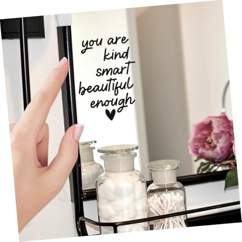 Stickers reflectantes con frases positivas para baño 2 pzas miniatura 5