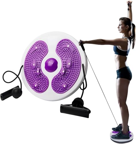 Disco giratorio de cintura, encantador escultor de cintura, disco giratorio de equilibrio para adelgazar la cintura, tabla giratoria multifuncional con suela de pie de masaje, equipo de ejercicio para