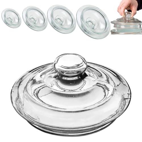 Replacement Lid for Glass Beverage Dispensers – Mason Jar Drink Dispensers, Cookie and Candy Jars, Glass Jugs, Iced Tea 1.75 Gallon Beverage Dispenser Lid (INNER DM 5.5"-6.5" (1.75GL))