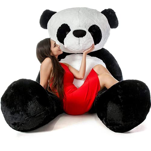 Image of HUG 'n' FEEL SOFT TOYS Panda 4 Feet Soft Toy | Birthday Gift for Girls Plush & Stuffed Toys