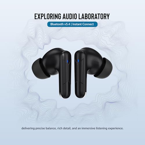 Image of AROMA TWS6 Sync V5.4 Upto 55Hr Playtime*, ENC, Dual Paring, Fast Charging, Heavy Bass Bluetooth
