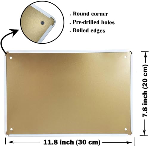 Cartel metálico EMOHAT para piscina 12x8 pulgadas miniatura 5