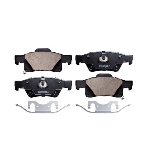 Image of Detroit Axle- Rear Brake Pads for 2011-2021 Jeep Grand Cherokee 2011-2024
