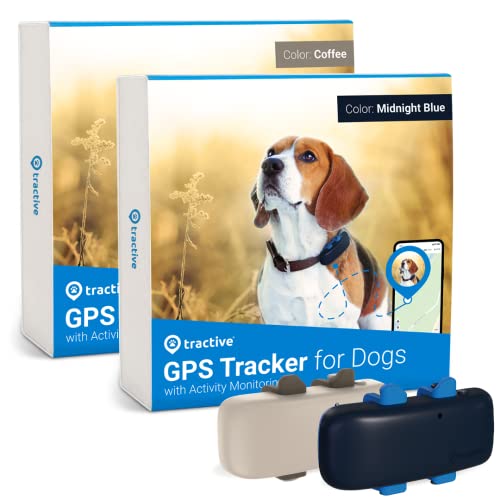 Tractive Waterproof Gps Dog Trackers - Location & Activity, Unlimited Range & Works With Any Collar (Pack Of 2) #TOP10