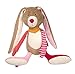 SIGIKID 39214 Hase Patchwork Sweety Mädchen Kuscheltier empfohlen ab Geburt rosa/braun